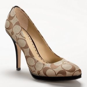Coach Signature Caya Heels